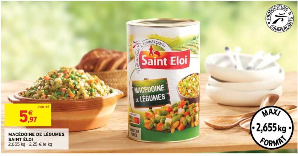 macédoine de légumes saint éloi