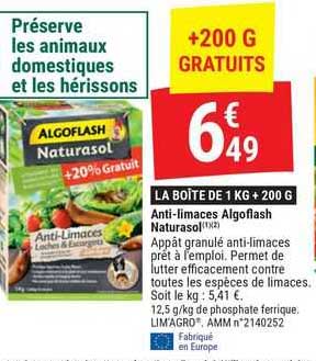 anti-limaces algoflash naturasol