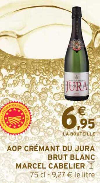 aop crémant du jura brut blanc marcel cabelier