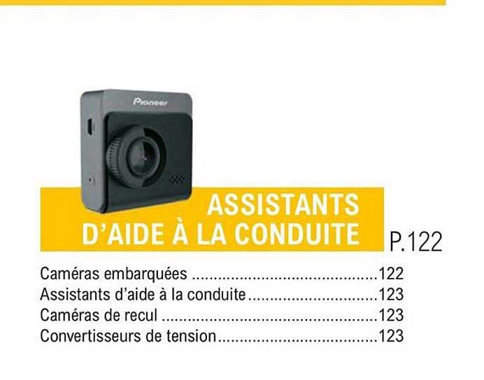 assistants d'aide à la conduite