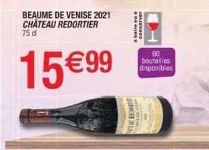 beaume de venise 2021 château redortier