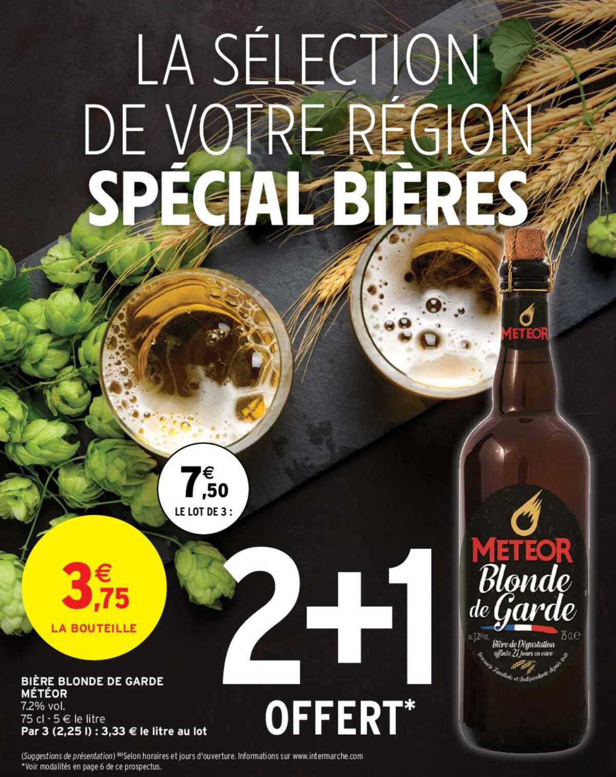 Bière Blonde De Garde Meteor