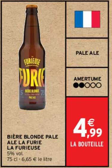 bière blonde pale ale la furie la furieuse
