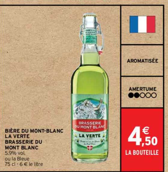 bière du mont-blanc la verte brasserie du mont blanc