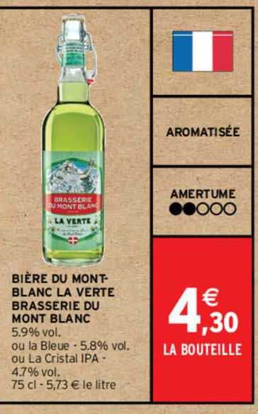 bière du mont-blanc la verte brasserie du mont blanc