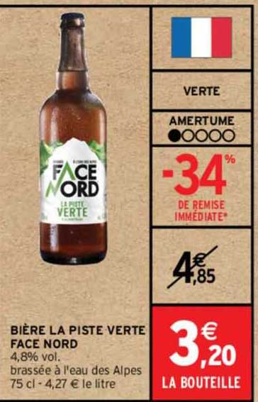 bière la piste verte face nord