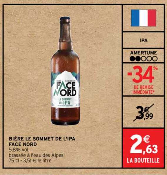 Bière Le Sommet De L'ipa Face Nord