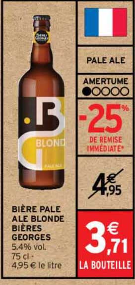 bière pale ale blonde bières georges