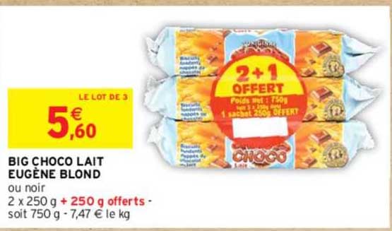 big choco lait eugène blond