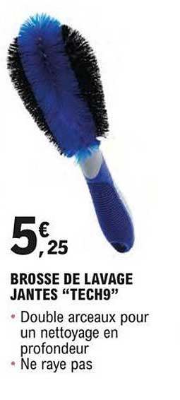 brosse de lavage jantes "tech9"