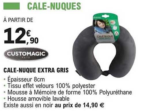 cale-nuque extra gris customagic