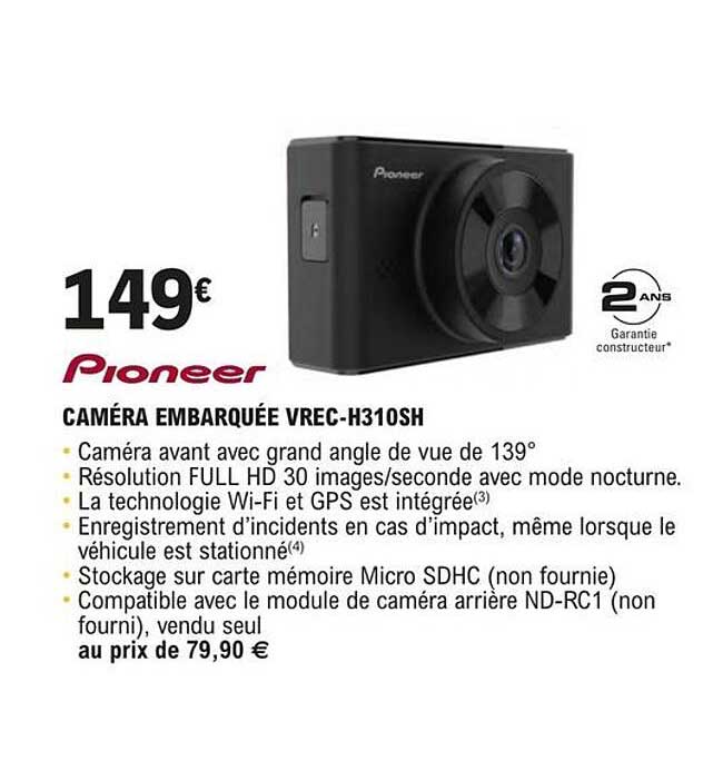 caméra embarquée vrec-h310sh pioneer
