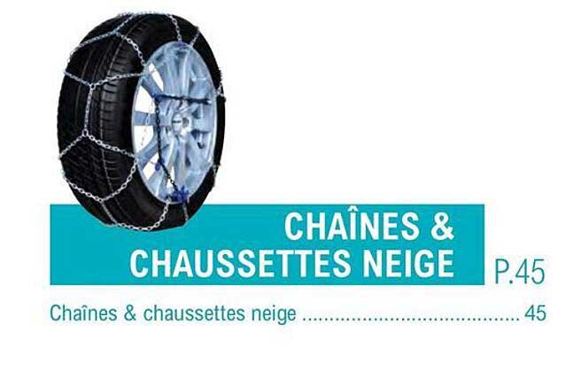 chaînes & chaussettes neige
