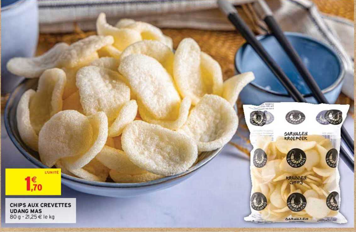 chips aux crevettes udang mas