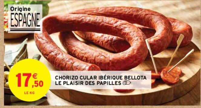 chorizo cular ibérique bellota le plaisir des papilles