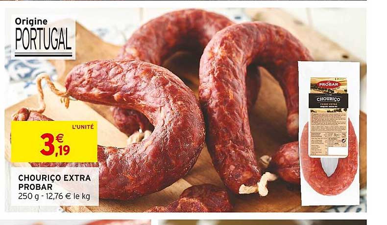 chouriço extra probar