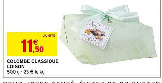 colombe classique loison