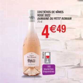 costières de nîmes rosé 2022 domaine du petit romain