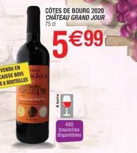 Côtes De Bourg 2020 Château Grand Jour