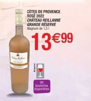 côtes de provence rosé 2022 château reillanne grande réserve
