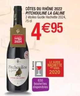 côtes du rhône 2022 pitchouline la galine