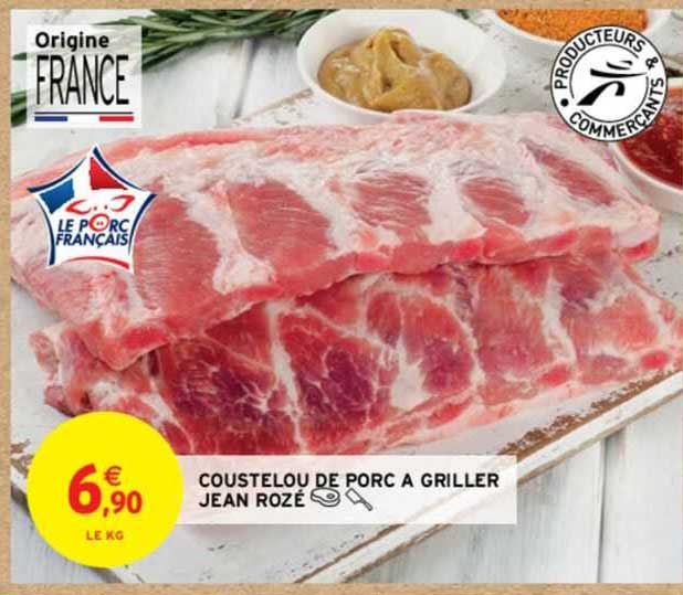 coustelou de porc à griller jean rozé
