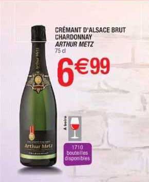 crémant d'alsace brut chardonnay arthur metz