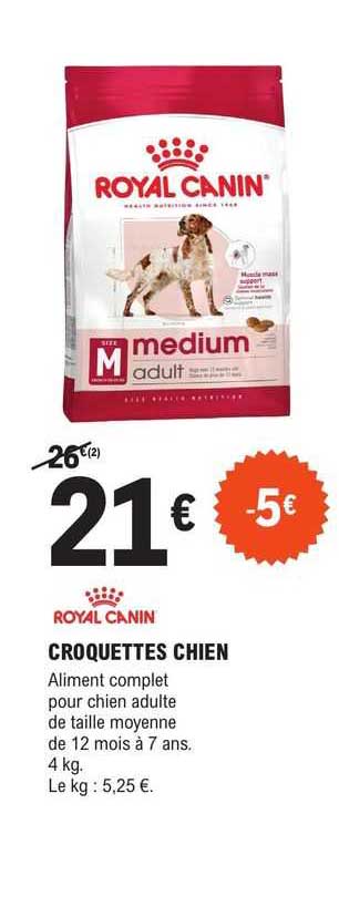 croquettes chien royal canin