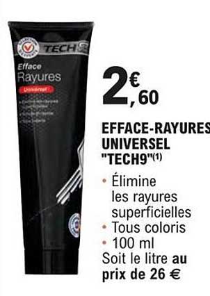 efface-rayures universel "tech9"