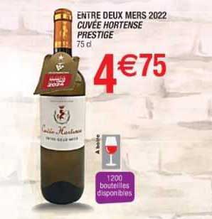 entre deux mers 2022 cuvée hortense prestige