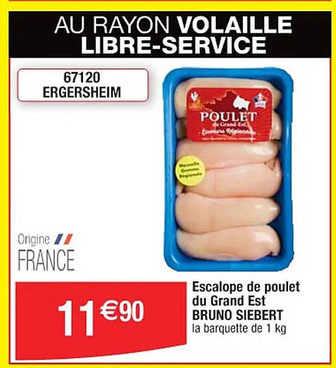 escalope de poulet du grand est bruno siebert