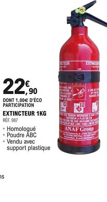 extincteur 1kg