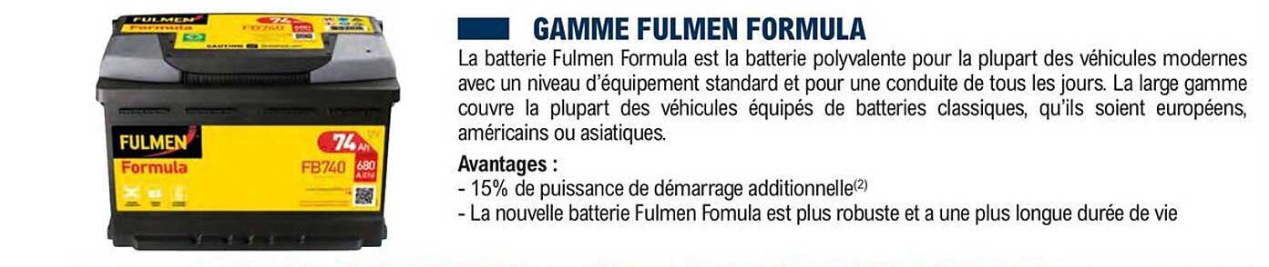 gamme fulmen formula