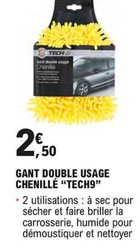gant double usage chenillé "tech9"