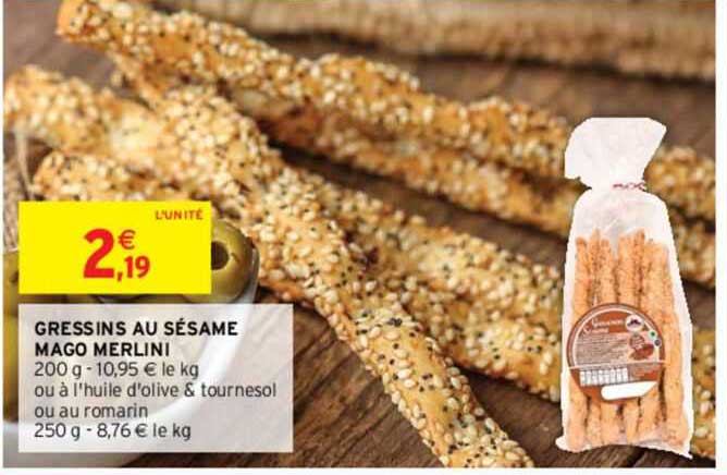 gressins au sésame mago merlini