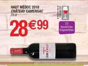 haut médoc 2018 château camensac