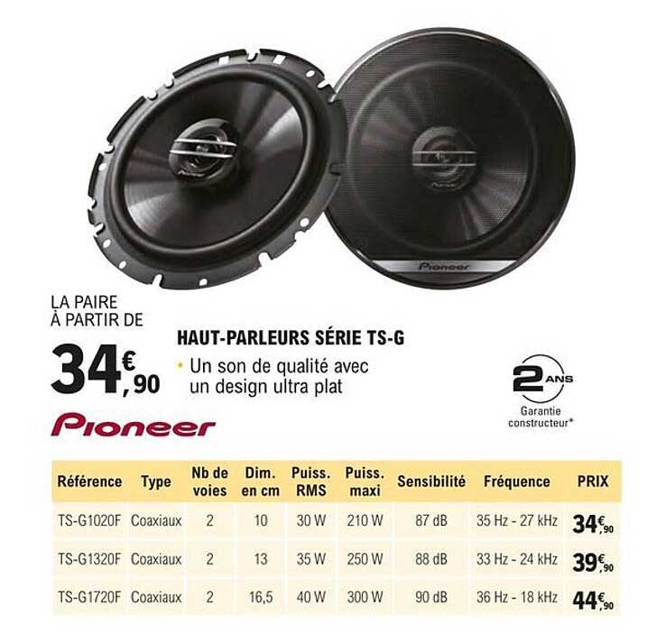 haut-parleurs série ts-g pioneer