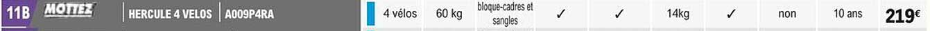 hercule 4 vélos mottez