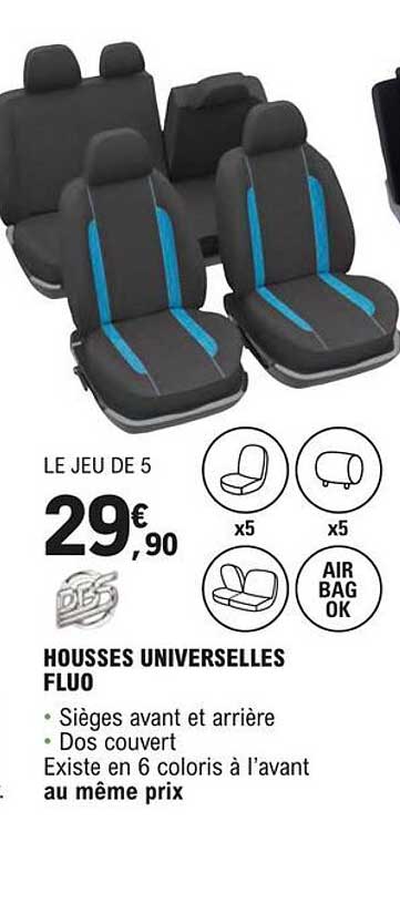 housses universelles fluo dbs