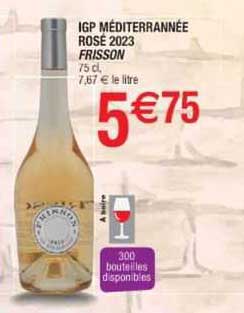Igp Méditerranée Rosé 2023 Frisson