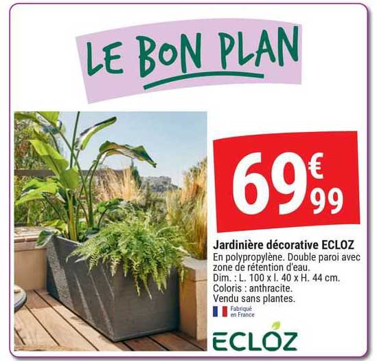 jardinière décorative ecloz