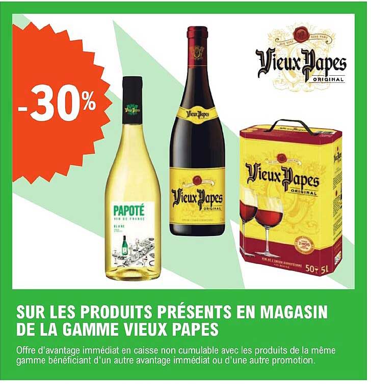 la gamme vieux papes
