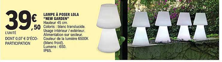 lampe à poser lola "new garden"
