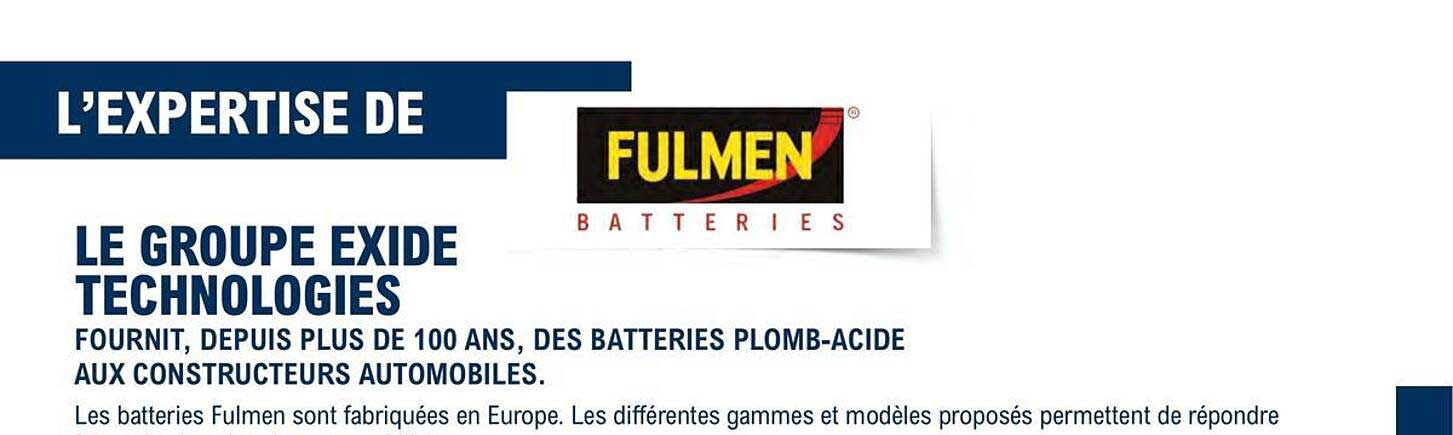 le groupe exide technologies