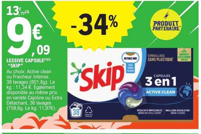 Lessive Capsule "skip"