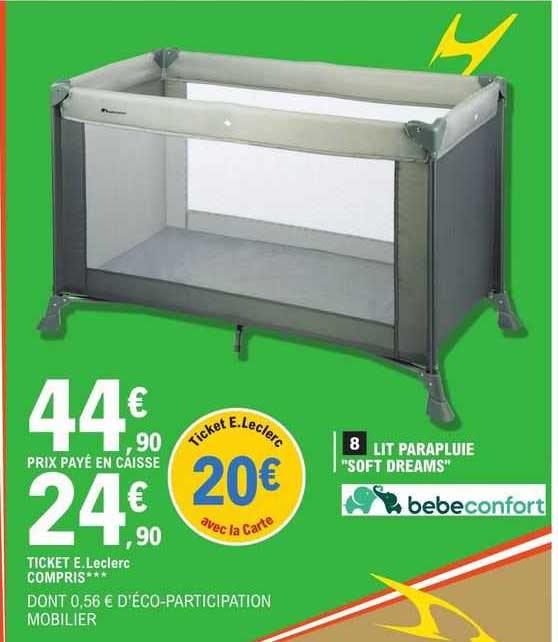 lit parapluie "soft dreams" bebeconfort