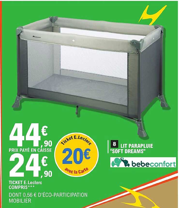 lit parapluie "soft dreams" bebeconfort