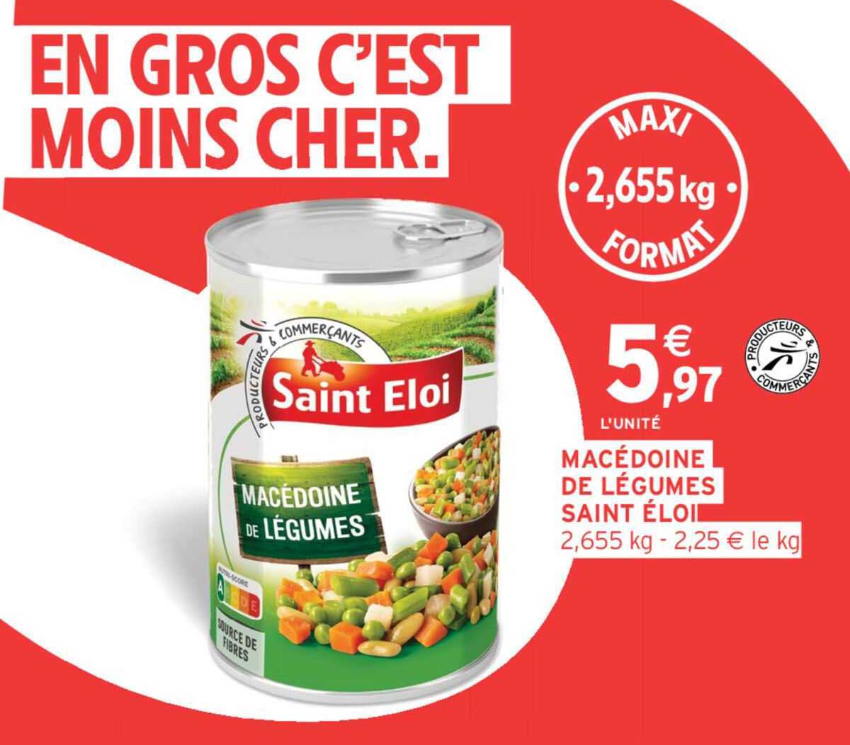 macédoine de légumes saint éloi