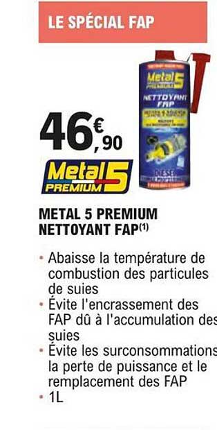 metal 5 premium nettoyant fap metal premium 5
