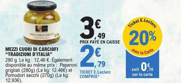 mezzi cuori di carciofi "tradizioni d'italia"